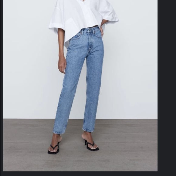 Zara Jeans Zara Mom Fit Jeans New Without Tags Poshmark